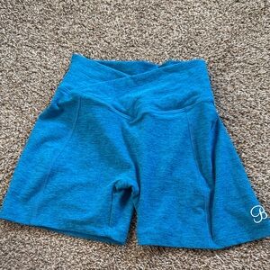 Bombshell Sportswear Teal Bike Shorts